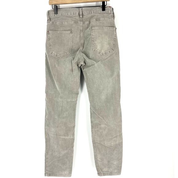 Marine Layer Cambridge Cord Pants Size 32x32 Mens Gray Corduroy Stretch Preppy - Picture 4 of 6